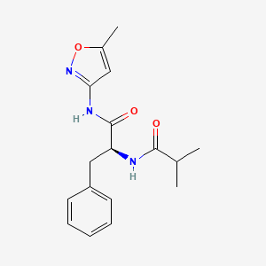 (S)-2-Isobutyramido-N-(5-methylisoxazol-3-yl)-3-phenylpropanamide