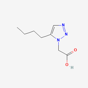 molecular formula C8H13N3O2 B14902901 2-(5-Butyl-1H-1,2,3-triazol-1-yl)acetic acid 