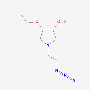 1-(2-Azidoethyl)-4-ethoxypyrrolidin-3-ol