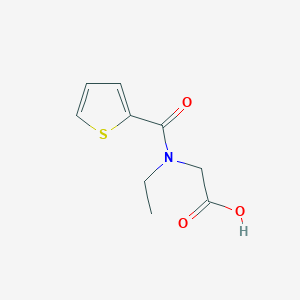 molecular formula C9H11NO3S B14902954 n-Ethyl-n-(thiophene-2-carbonyl)glycine 