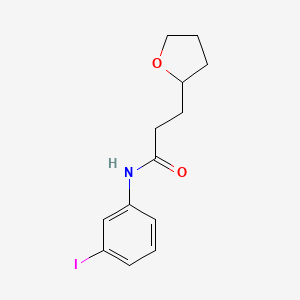 n-(3-Iodophenyl)-3-(tetrahydrofuran-2-yl)propanamide