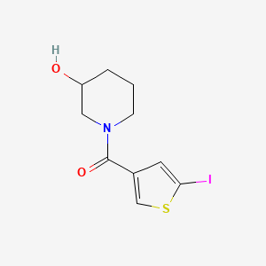 molecular formula C10H12INO2S B14903006 (3-Hydroxypiperidin-1-yl)(5-iodothiophen-3-yl)methanone 