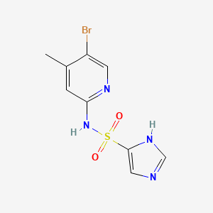 N-(5-bromo-4-methylpyridin-2-yl)-1H-imidazole-4-sulfonamide