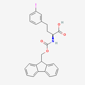 molecular formula C25H22INO4 B14903021 N-Fmoc-L-HomoPhe(3-I)-OH 