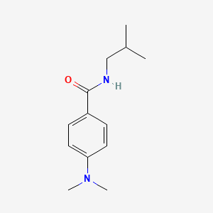 molecular formula C13H20N2O B14903037 4-(Dimethylamino)-N-isobutylbenzamide 