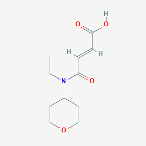 (E)-4-(ethyl(tetrahydro-2H-pyran-4-yl)amino)-4-oxobut-2-enoic acid