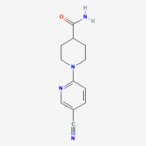 1-(5-Cyanopyridin-2-yl)piperidine-4-carboxamide