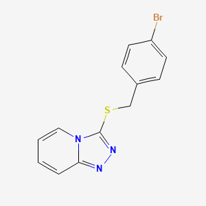 3-((4-Bromobenzyl)thio)-[1,2,4]triazolo[4,3-a]pyridine