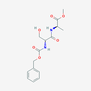 molecular formula C15H20N2O6 B14903082 Methyl ((benzyloxy)carbonyl)-D-seryl-D-alaninate 