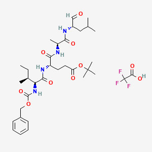 molecular formula C34H51F3N4O10 B14903103 PSI (trifluoroacetate salt) 