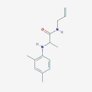 molecular formula C14H20N2O B14903111 n-Allyl-2-((2,4-dimethylphenyl)amino)propanamide 