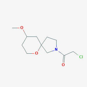 2-Chloro-1-(9-methoxy-6-oxa-2-azaspiro[4.5]decan-2-yl)ethan-1-one
