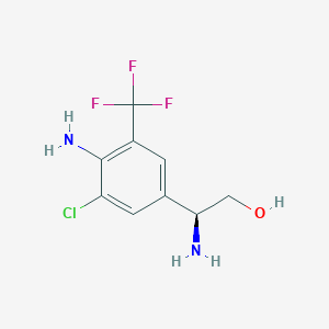 (S)-2-Amino-2-(4-amino-3-chloro-5-(trifluoromethyl)phenyl)ethanol