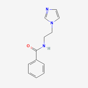 molecular formula C12H13N3O B14903165 n-(2-(1h-Imidazol-1-yl)ethyl)benzamide 