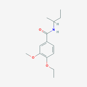 molecular formula C14H21NO3 B14903166 n-(Sec-butyl)-4-ethoxy-3-methoxybenzamide 