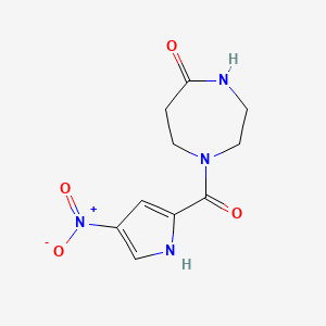 1-(4-nitro-1H-pyrrole-2-carbonyl)-1,4-diazepan-5-one