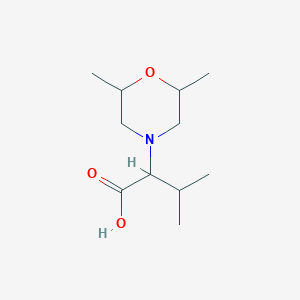 2-(2,6-Dimethylmorpholin-4-yl)-3-methyl-butanoic acid