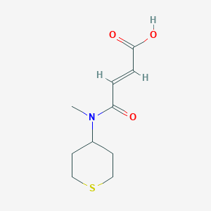 (E)-4-(methyl(tetrahydro-2H-thiopyran-4-yl)amino)-4-oxobut-2-enoic acid