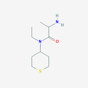 2-amino-N-ethyl-N-(tetrahydro-2H-thiopyran-4-yl)propanamide