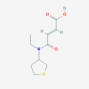 (E)-4-(ethyl(tetrahydrothiophen-3-yl)amino)-4-oxobut-2-enoic acid