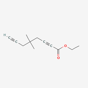 Ethyl 5,5-dimethylocta-2,7-diynoate