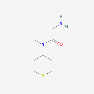 2-amino-N-methyl-N-(tetrahydro-2H-thiopyran-4-yl)acetamide