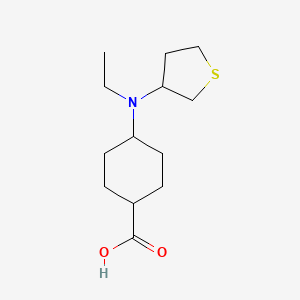 molecular formula C13H23NO2S B1490326 4-(乙基（四氢噻吩-3-基）氨基）环己烷-1-羧酸 CAS No. 2097984-64-8