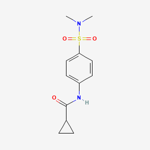 n-(4-(n,n-Dimethylsulfamoyl)phenyl)cyclopropanecarboxamide