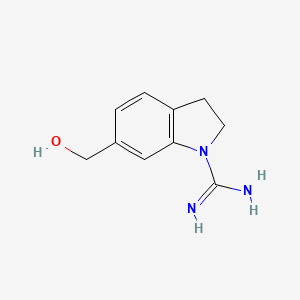 6-(Hydroxymethyl)indoline-1-carboximidamide