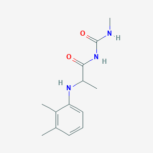 molecular formula C13H19N3O2 B14903309 2-((2,3-Dimethylphenyl)amino)-N-(methylcarbamoyl)propanamide 