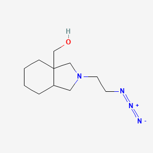 molecular formula C11H20N4O B1490331 (2-(2-azidoethyl)octahydro-3aH-isoindol-3a-yl)methanol CAS No. 2098048-56-5