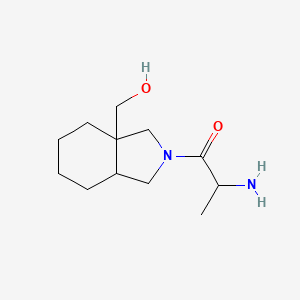 2-amino-1-(3a-(hydroxymethyl)octahydro-2H-isoindol-2-yl)propan-1-one