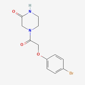 4-(2-(4-Bromophenoxy)acetyl)piperazin-2-one