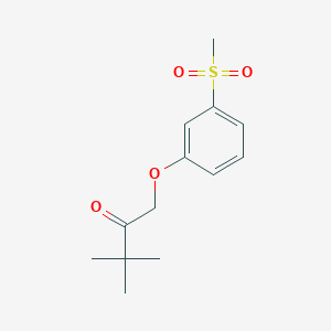 3,3-Dimethyl-1-(3-(methylsulfonyl)phenoxy)butan-2-one