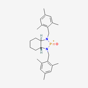 (3AR,7aR)-1,3-bis(2,4,6-trimethylbenzyl)octahydrobenzo[d][1,3,2]diazaphosphole 2-oxide