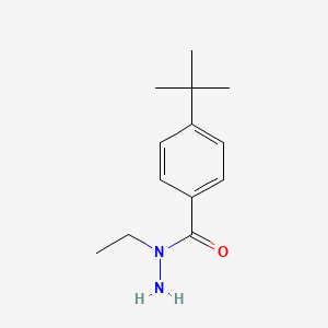 molecular formula C13H20N2O B14903389 4-(tert-Butyl)-N-ethylbenzohydrazide 