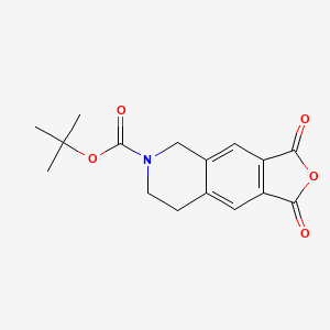 molecular formula C16H17NO5 B14903391 tert-Butyl 1,3-dioxo-3,5,7,8-tetrahydrofuro[3,4-g]isoquinoline-6(1H)-carboxylate 