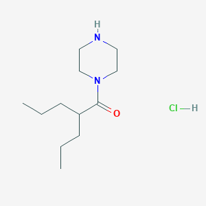 1-(Piperazin-1-yl)-2-propylpentan-1-one hydrochloride