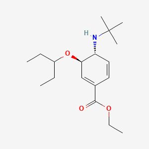 Ethyl (3R,4R)-4-(tert-butylamino)-3-(pentan-3-yloxy)cyclohexa-1,5-diene-1-carboxylate