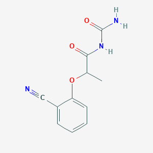 N-carbamoyl-2-(2-cyanophenoxy)propanamide