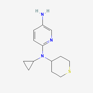 N2-cyclopropyl-N2-(tetrahydro-2H-thiopyran-4-yl)pyridine-2,5-diamine
