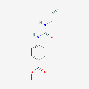 molecular formula C12H14N2O3 B14903426 Methyl 4-(3-allylureido)benzoate 