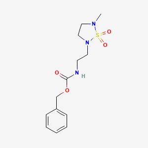 Benzyl (2-(5-methyl-1,1-dioxido-1,2,5-thiadiazolidin-2-yl)ethyl)carbamate