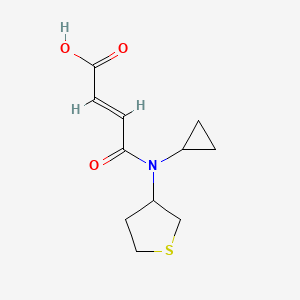 (E)-4-(cyclopropyl(tetrahydrothiophen-3-yl)amino)-4-oxobut-2-enoic acid