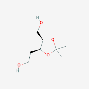 2-((4S,5R)-5-(Hydroxymethyl)-2,2-dimethyl-1,3-dioxolan-4-yl)ethanol