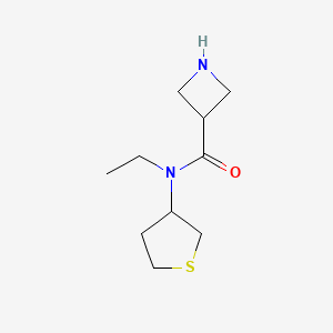 molecular formula C10H18N2OS B1490351 N-ethyl-N-(tetrahydrothiophen-3-yl)azetidine-3-carboxamide CAS No. 2091632-48-1