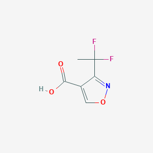 3-(1,1-Difluoroethyl)isoxazole-4-carboxylic acid