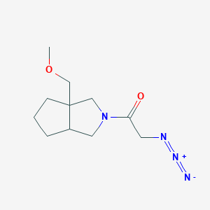 2-azido-1-(3a-(methoxymethyl)hexahydrocyclopenta[c]pyrrol-2(1H)-yl)ethan-1-one