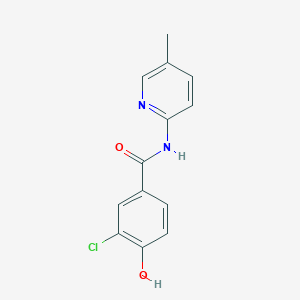 3-chloro-4-hydroxy-N-(5-methylpyridin-2-yl)benzamide