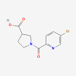 1-(5-Bromopicolinoyl)pyrrolidine-3-carboxylic acid